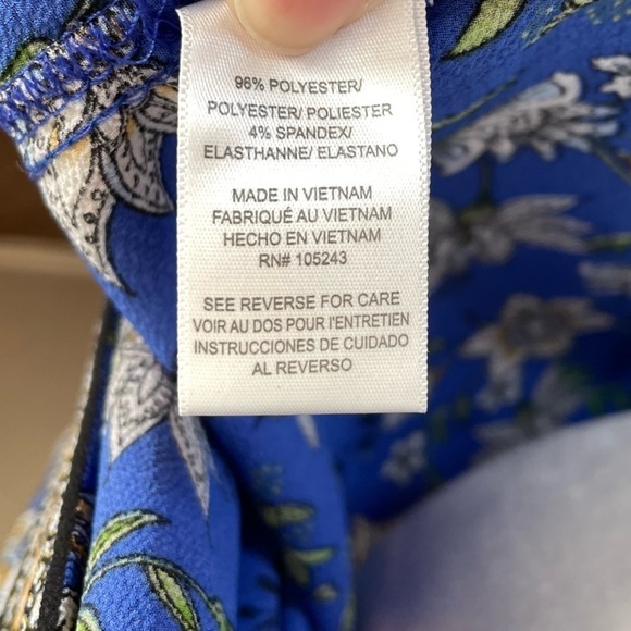 Bobeau Blue Boho Hippie Womens Loose Flowy Draped Cardigan Kimono Size 3X - Picture 6 of 6